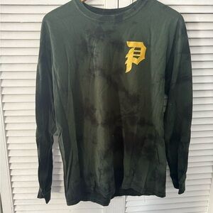 Primitive x Marvel dr doom Green and Gold Long Sleeve Tee